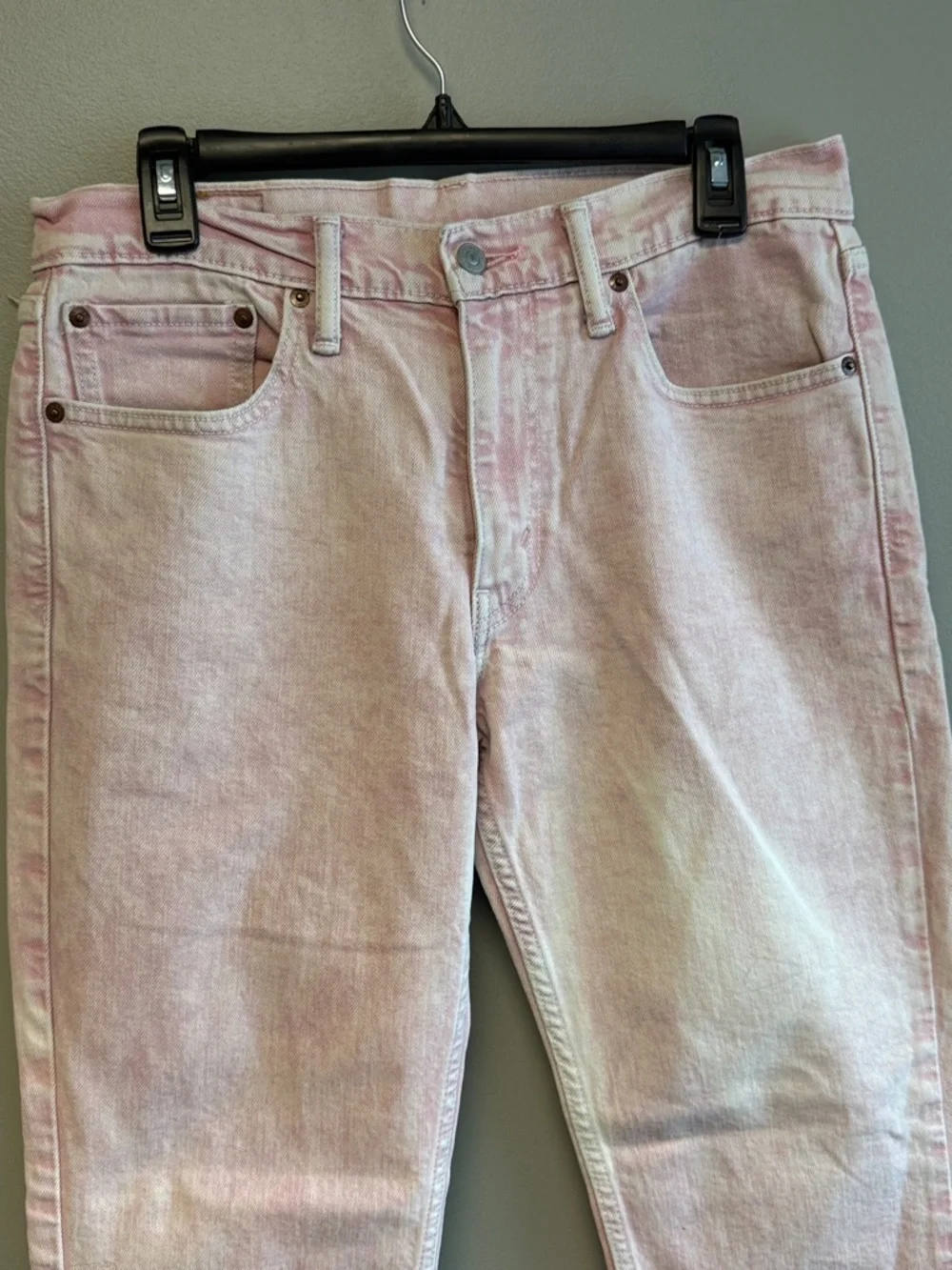 Levi’s 511 Slim Fit Jeans Pink Stretch Denim Men’s 33x30